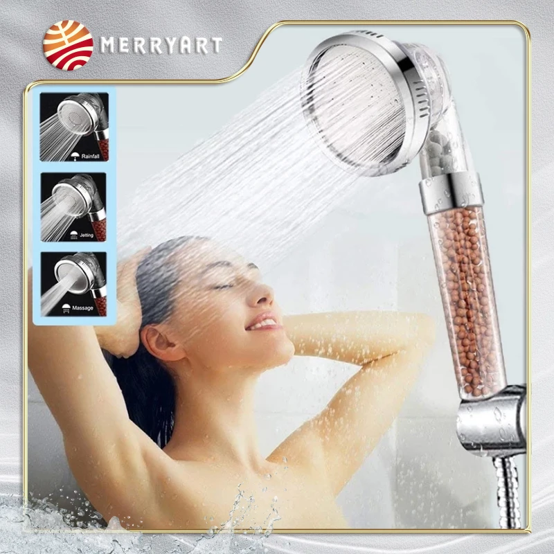 MerryartBath Shower Head Shower Head Anion Showerhead High Pressure Saving Water Rainfall Shower Head Bathroom SPA Filter Shower
MerryartBath Shower Head Shower Head Anion Showerhead High Pressure Saving Water Rainfall Shower Head Bathroom SPA Filter Shower
