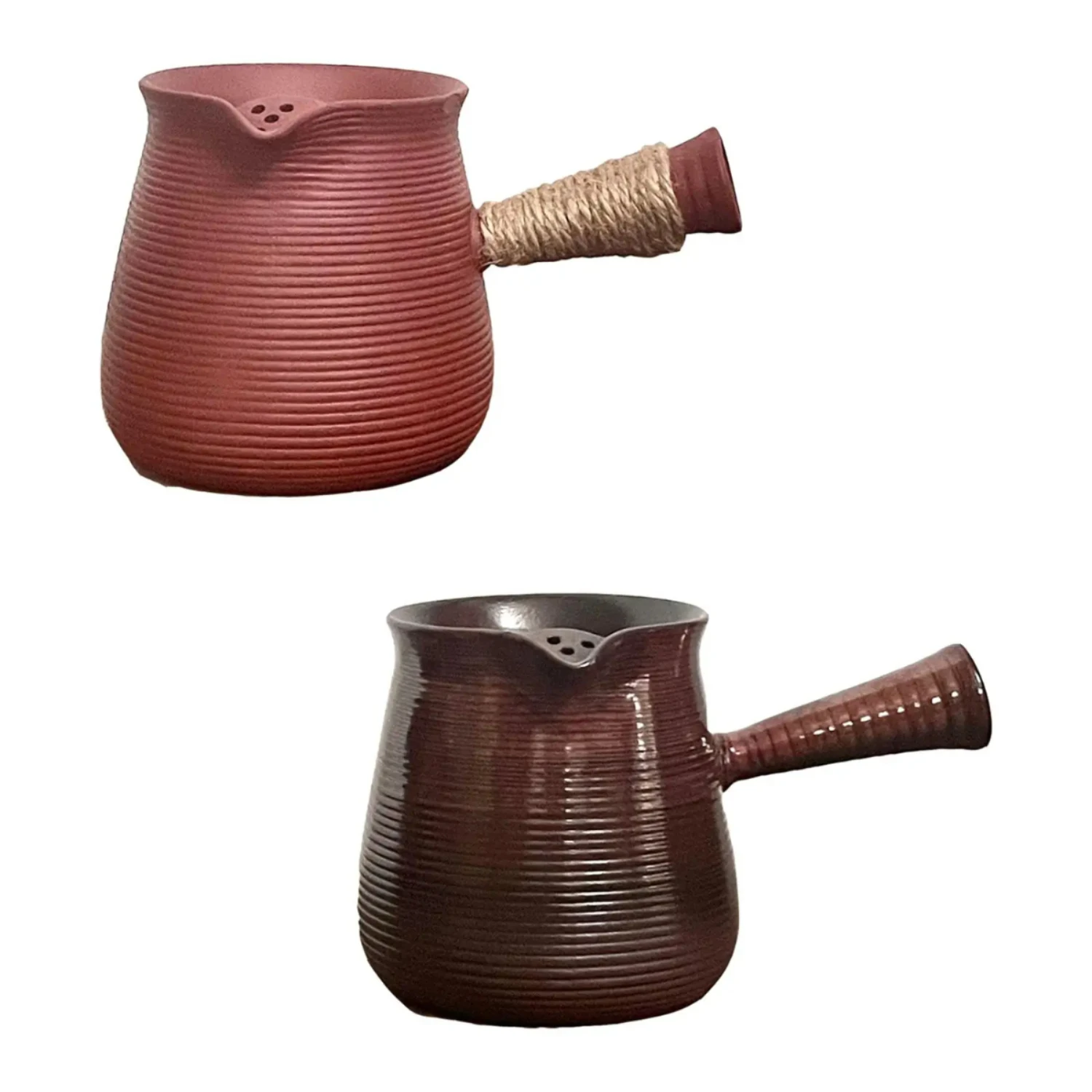 Керамический чайник 400 мл прочный заварочный фарфоровый чайный домик походный