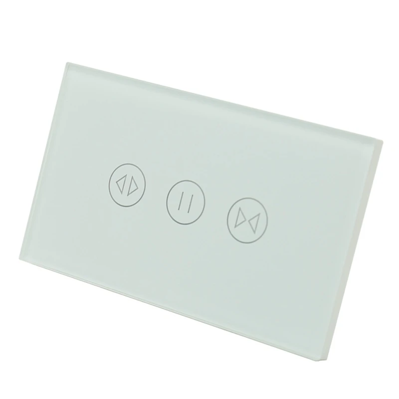 WiFi Curtain Switch Smart Touch Wall Switch Glass Panel Wireless Remote Timer Switch for Curtain Electric Roller Blinds
WiFi Curtain Switch Smart Touch Wall Switch Glass Panel Wireless Remote Timer Switch for Curtain Electric Roller Blinds
