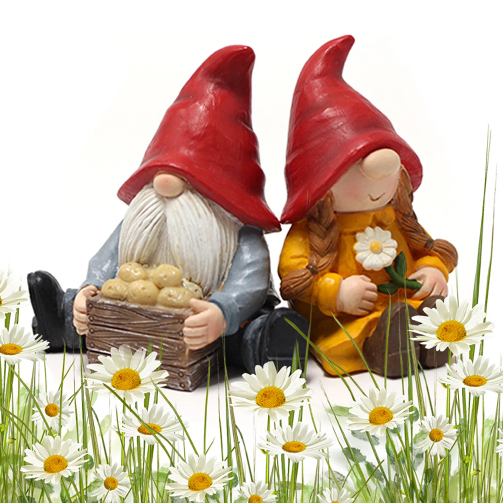Creative Couple Gnome Garden Statues Outdoor Gardening Dwarf Ornaments Funny Home Decor Gnomes Sculptures
Creative Couple Gnome Garden Statues Outdoor Gardening Dwarf Ornaments Funny Home Decor Gnomes Sculptures