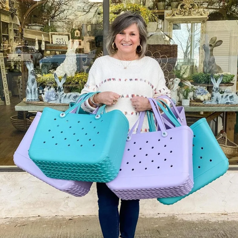 Beach Bag Waterproof Fashionable Large Capacity Sandproof Outdoor Handbag Vacation Shopping Bags Multi Holes Storage Handbags
Beach Bag Waterproof Fashionable Large Capacity Sandproof Outdoor Handbag Vacation Shopping Bags Multi Holes Storage Handbags
