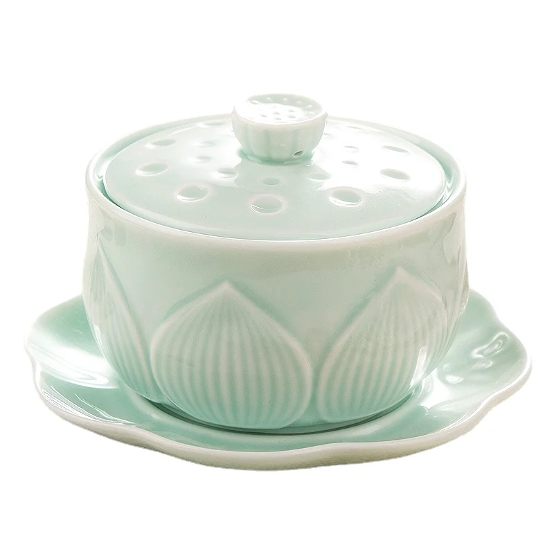 Celadon Lotus Creative Ceramic Slow Cooker Bird's Nest Water-Proof Liner Stew Pot Soup Steamed Small Stew Pot
Celadon Lotus Creative Ceramic Slow Cooker Bird's Nest Water-Proof Liner Stew Pot Soup Steamed Small Stew Pot