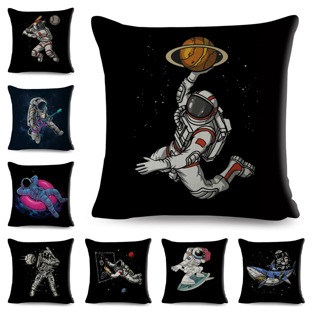 Cartoon Astronaut Sports Cushion Cover Sofa Home Children's Room Decoration Planet Music Pillowcase
Cartoon Astronaut Sports Cushion Cover Sofa Home Children's Room Decoration Planet Music Pillowcase