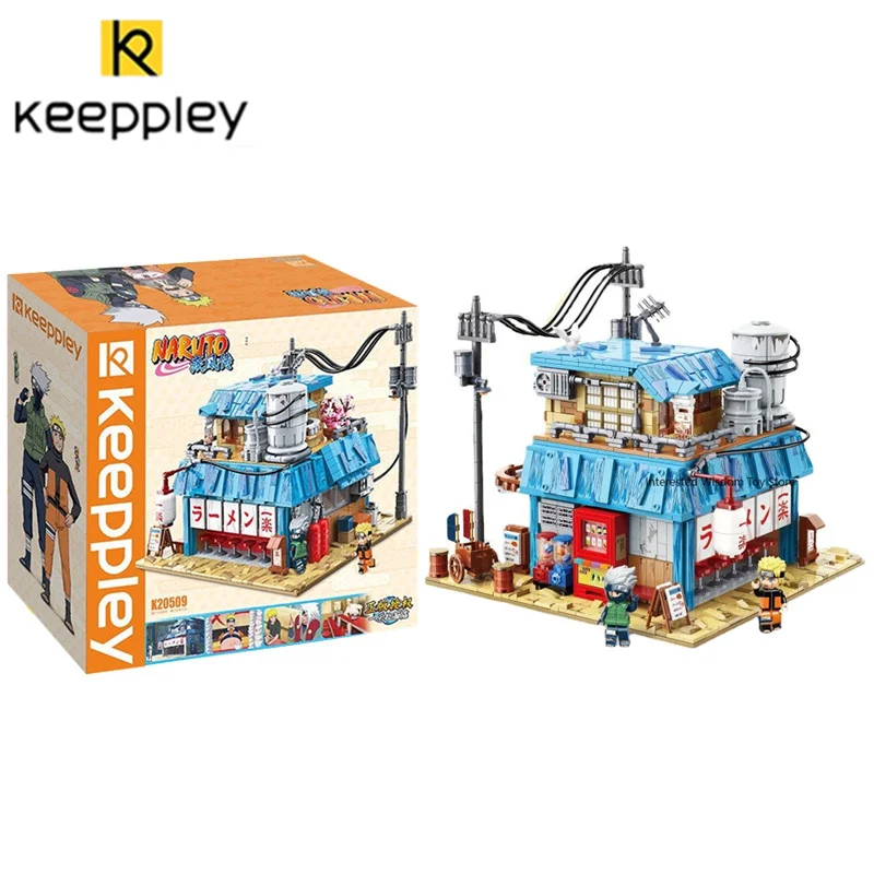 Keeppley New Naruto Anime Yile Ramen Shop Model Assembly Building Blocks Rāmen Ichiraku CityStreet Kakashi Toys Children's Gifts 
Keeppley New Naruto Anime Yile Ramen Shop Model Assembly Building Blocks Rāmen Ichiraku CityStreet Kakashi Toys Children's Gifts
