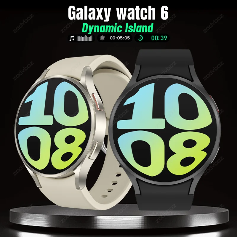 

Новинка 2023, Смарт-часы Galaxy Watch 6, умные часы для мужчин, индивидуальный циферблат, голосовые вызовы, спортивные часы, женские Смарт-часы с GPS-трекером для Android и iOS