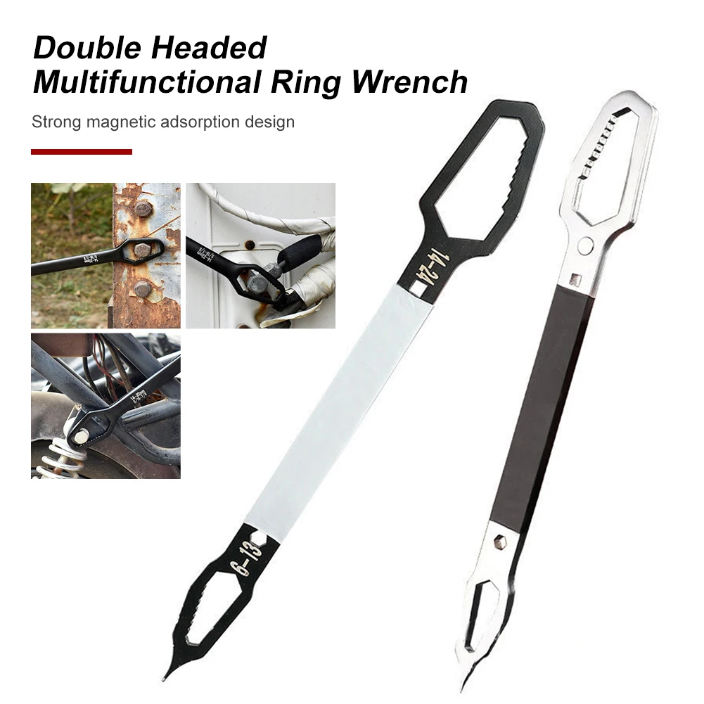 Multifunctional Torx Wrench Universal Fast Tightening Wrench 8-22mm Double Head Ratchet Spanner Workshop Machine Car Repair Tool
Multifunctional Torx Wrench Universal Fast Tightening Wrench 8-22mm Double Head Ratchet Spanner Workshop Machine Car Repair Tool