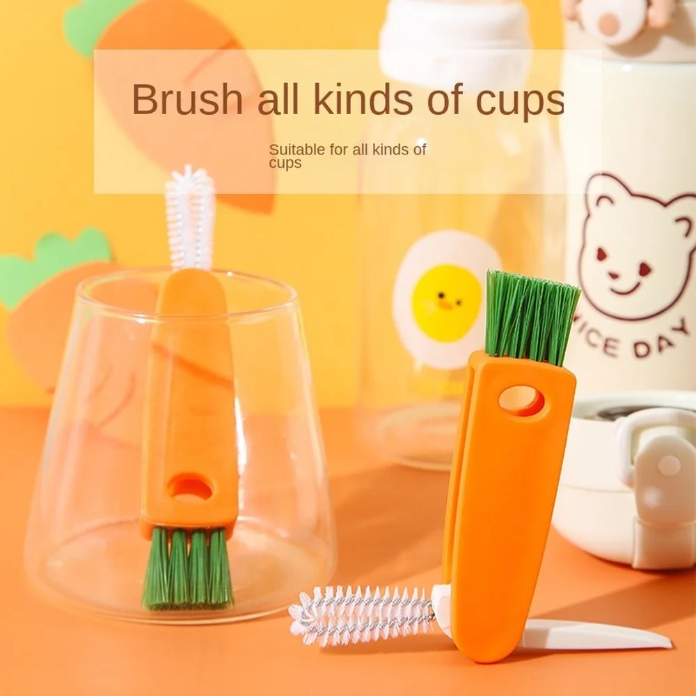 Portable 3 In 1 Water Bottle Brush Cleaner Folding Drinking Feeding Bottle Cup Cover Brush Household Cleaning Accessories
Portable 3 In 1 Water Bottle Brush Cleaner Folding Drinking Feeding Bottle Cup Cover Brush Household Cleaning Accessories