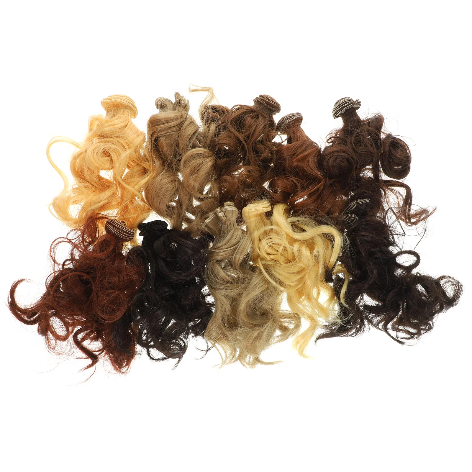 

Hair Row Wigs DIY Supplies Small Simulated Making Tool Curly Wefts