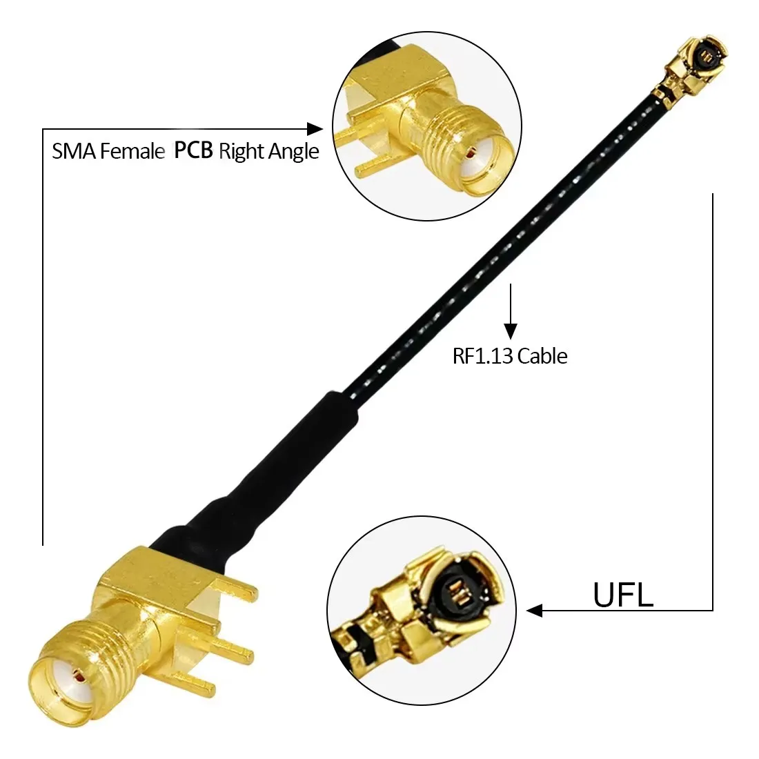 DexMRtiC SMA кабель для пайки 15 см
DexMRtiC SMA кабель для пайки 15 см