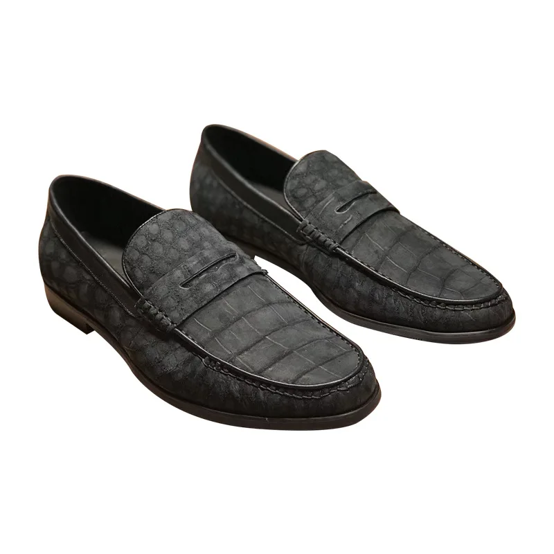 yulonggongwu New style Men style frosted crocodile Leather shoes male loafers handwork crocodile Leather shoes for male
yulonggongwu New style Men style frosted crocodile Leather shoes male loafers handwork crocodile Leather shoes for male
