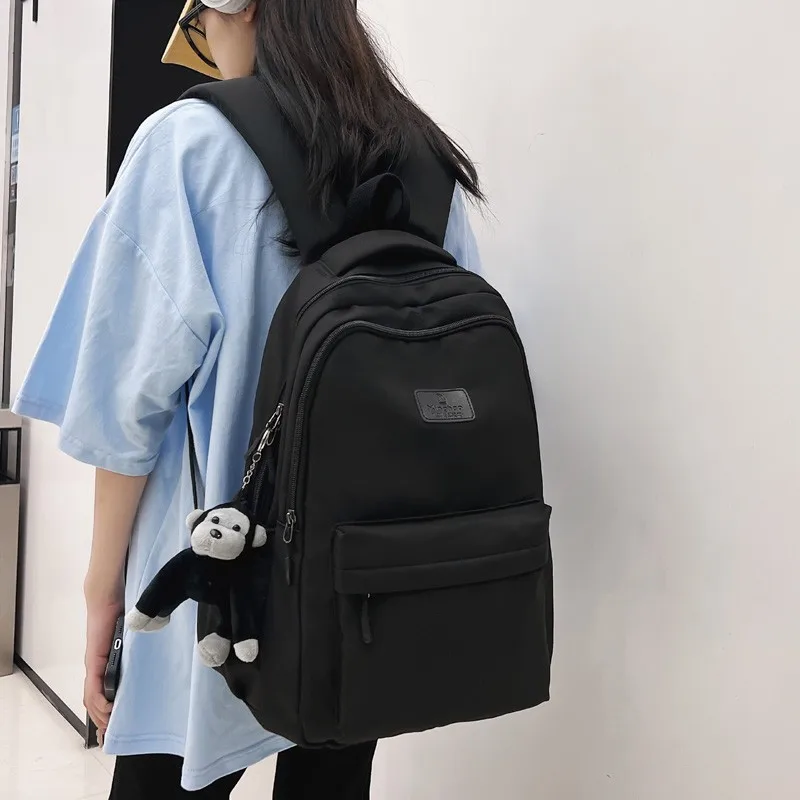 Japanese Simple Women Backpack Cute Pendant School Bag For Teenager Girls Large Capacity Waterproof Laptop Backpacks Mochila
Japanese Simple Women Backpack Cute Pendant School Bag For Teenager Girls Large Capacity Waterproof Laptop Backpacks Mochila