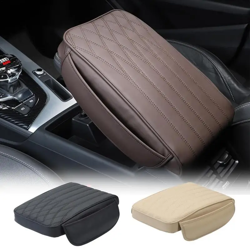 Universal Car Armrest Box Cover PU Leather Auto Center Console Lid Protector Vehicle Armrest Cushion Shield Auto Accessories
Universal Car Armrest Box Cover PU Leather Auto Center Console Lid Protector Vehicle Armrest Cushion Shield Auto Accessories
