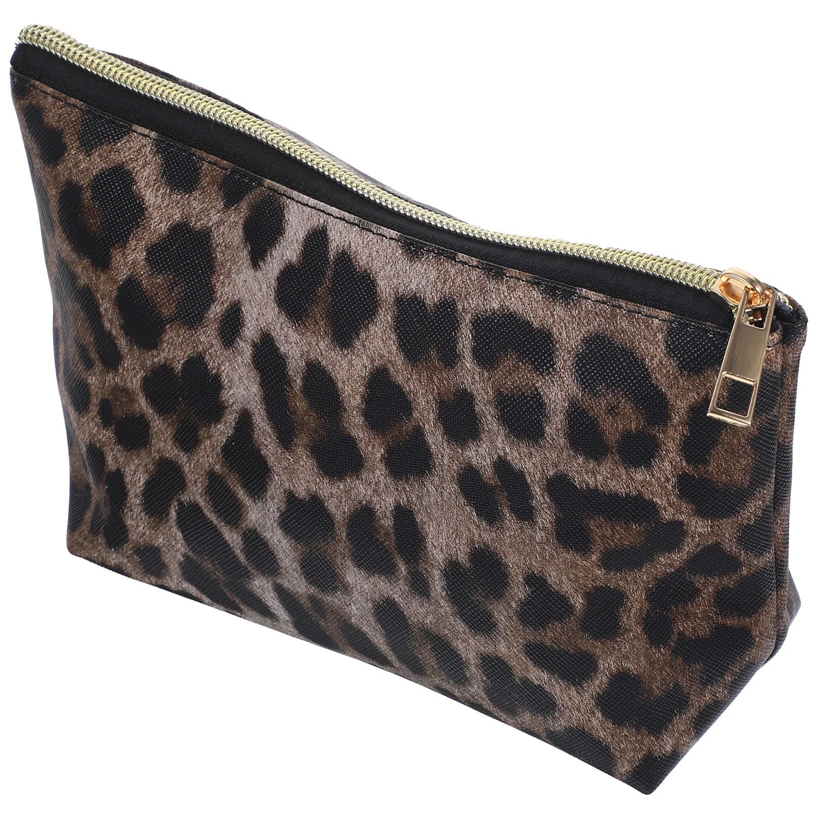 

Zipper Pouches Zippered Storage Bags Organizer for Travel Make up Toiletry Leopard Makeup Portable Coin Waterproof