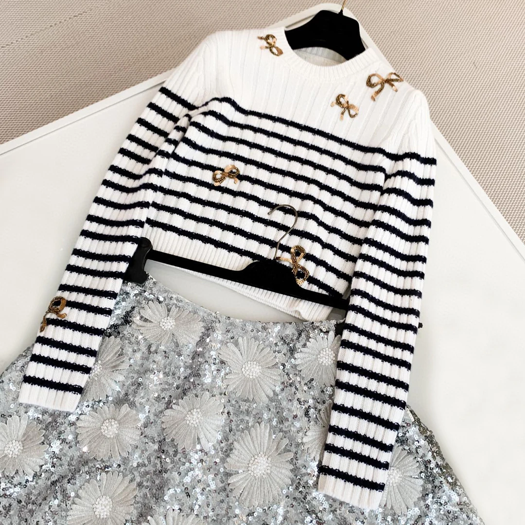 NIGO Striped Knit Sweater Ngvp #nigo6138
NIGO Striped Knit Sweater Ngvp #nigo6138