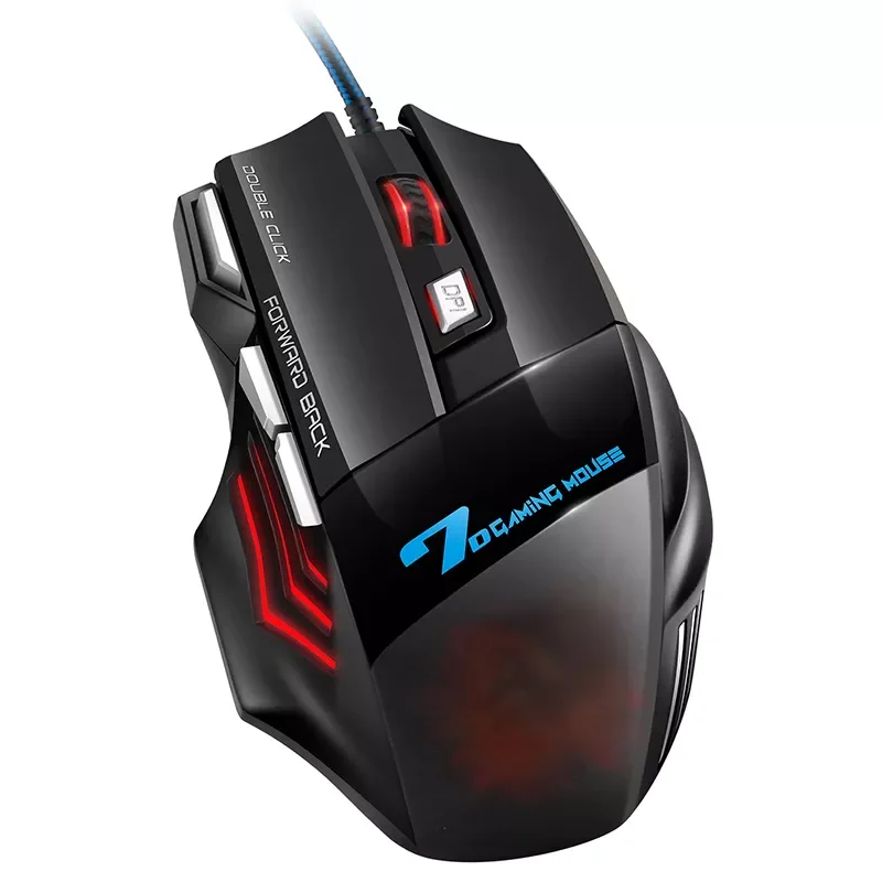 Mouse Gamer Wired Gaming Mouse RGB Silent Mouse 5500 DPI Ergonomic Mouse With LED Backlight 7 Button For PC Laptop
Mouse Gamer Wired Gaming Mouse RGB Silent Mouse 5500 DPI Ergonomic Mouse With LED Backlight 7 Button For PC Laptop