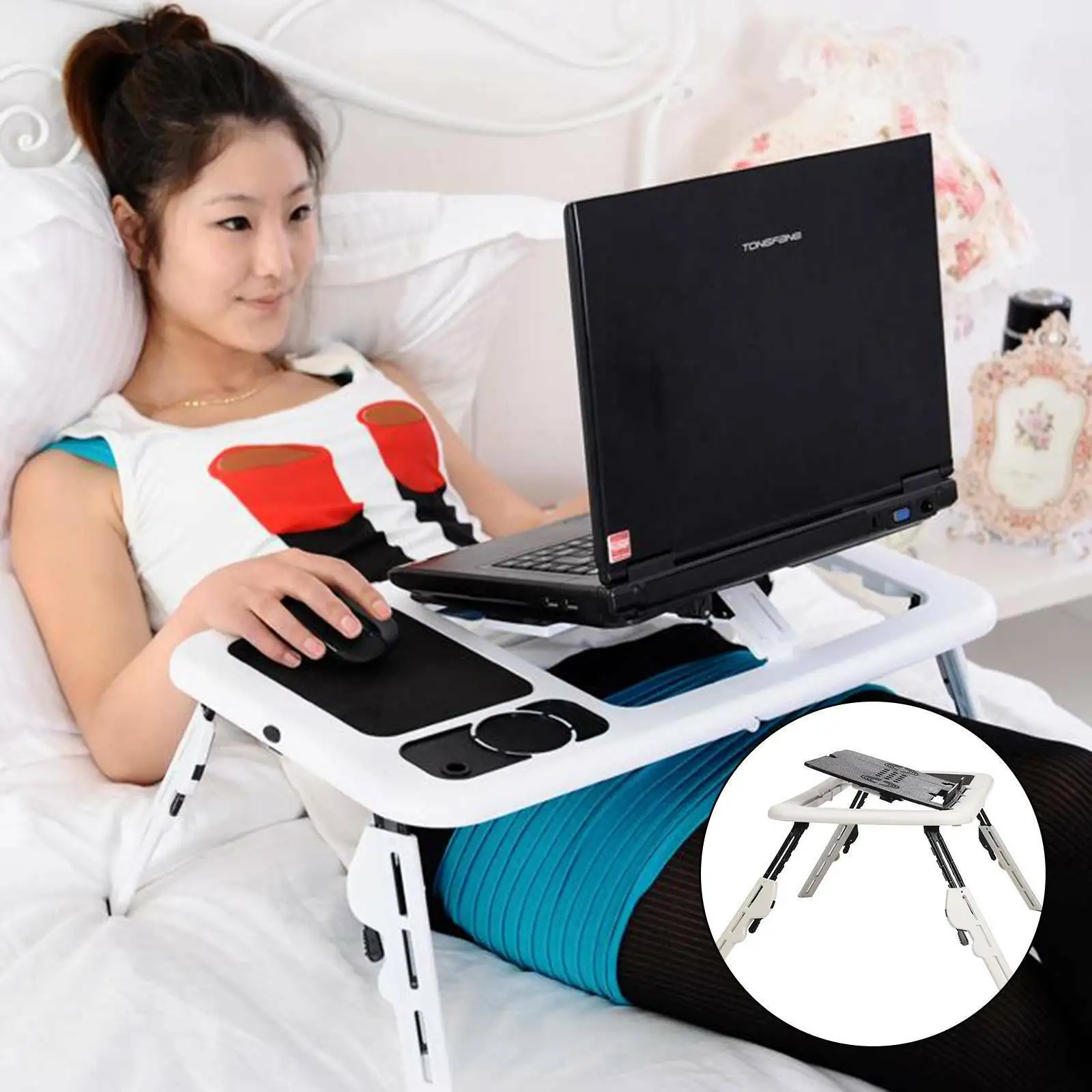 Laptop Table Stand Folding Desk Bed Computer Study Adjustable Portable Sofa Tray
Laptop Table Stand Folding Desk Bed Computer Study Adjustable Portable Sofa Tray