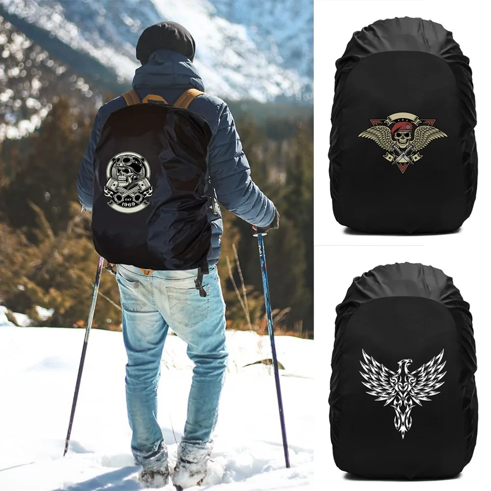 Waterproof Backpack Rain Cover 20L-70L Dustproof Cover for Backpack Outdoor Camping Climbing Bag Raincover Skull Pattern
Waterproof Backpack Rain Cover 20L-70L Dustproof Cover for Backpack Outdoor Camping Climbing Bag Raincover Skull Pattern