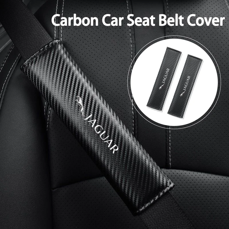 

Carbon Car Seat Belt Shoulder Protector For Jaguar XF XJ XE XK S-Type F-Type X-Type F-Pace I-Pace E-Pace XFR XKR