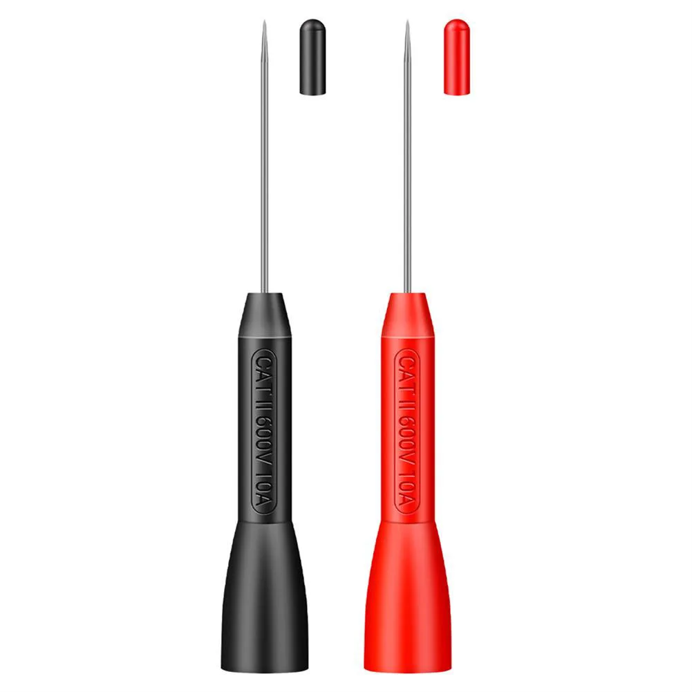2-Pack Insulation Piercing Needle Nondestructive Multimeter Test Probes 10A 600V Test Measurement Inspection Leads Probes
2-Pack Insulation Piercing Needle Nondestructive Multimeter Test Probes 10A 600V Test Measurement Inspection Leads Probes