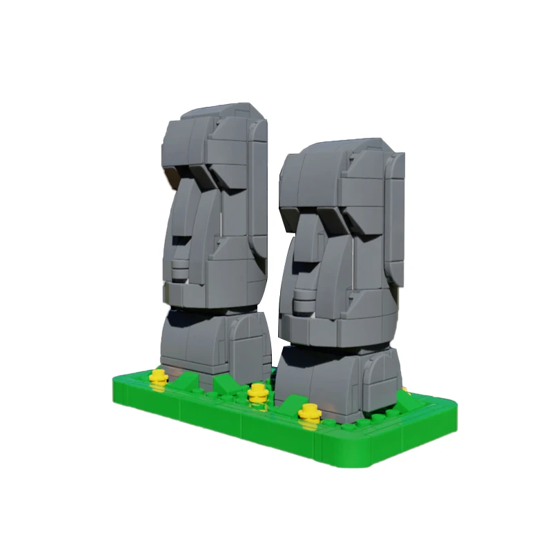 Каменная статуя MOC на пасхальном острове, конструктор, скульптура, модель, украшение, фигурка, кубики для резьбы, идея для игрушек для детей
Каменная статуя MOC на пасхальном острове, конструктор, скульптура, модель, украшение, фигурка, кубики для резьбы, идея для игрушек для детей