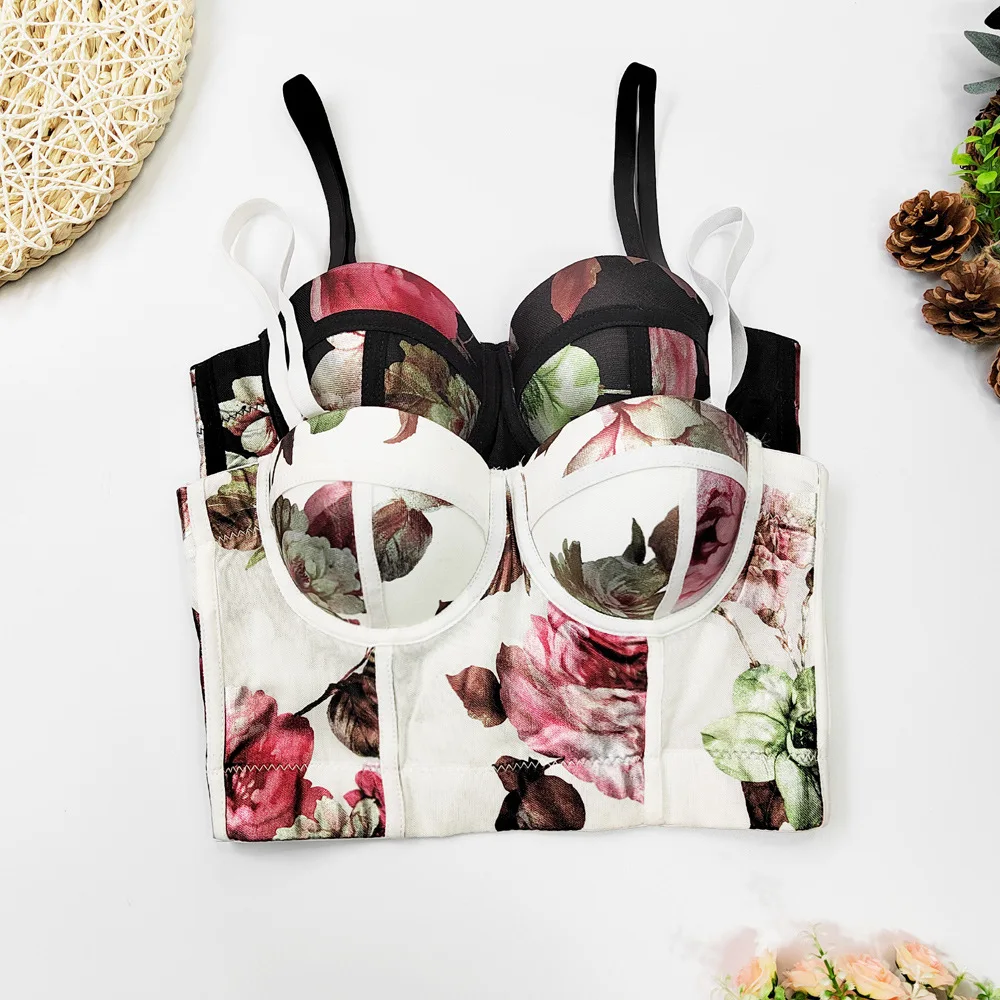 Flower Lace Bra Camisole Party Crop Top Underwear Fashion Party Club Sexy Inner Black Top Corset Breast Shaper Top In Stock 
Flower Lace Bra Camisole Party Crop Top Underwear Fashion Party Club Sexy Inner Black Top Corset Breast Shaper Top In Stock