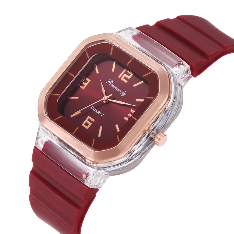 Hot Sale 2021 Simple Square Sports Ladies Quartz Watch Casual Fashion Silicone Strap Student Watch Abcdefghijklmnabc
Hot Sale 2021 Simple Square Sports Ladies Quartz Watch Casual Fashion Silicone Strap Student Watch Abcdefghijklmnabc