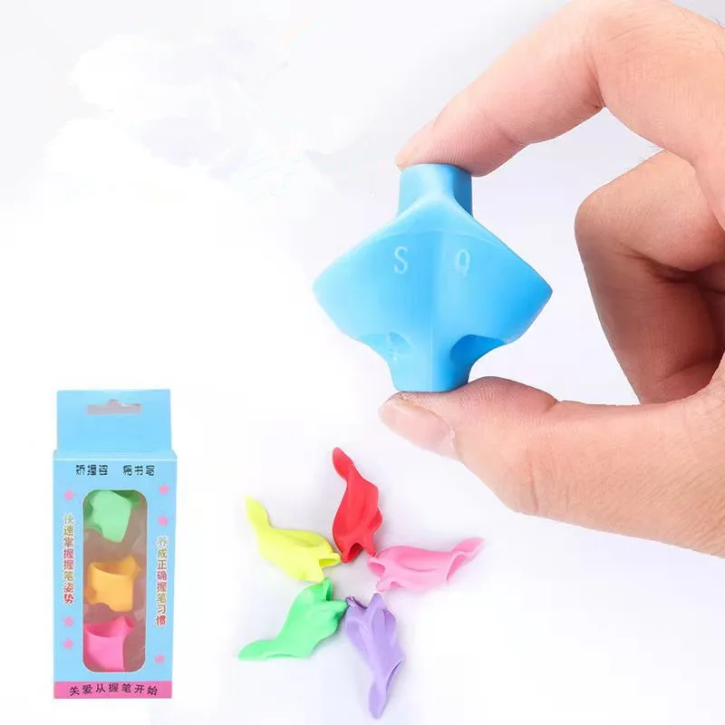Creative Stationery Grip Posture Silicone Pencil Grip Environmentally Friendly Children Student Pencil Writing Hold Pen Brace Fa
Creative Stationery Grip Posture Silicone Pencil Grip Environmentally Friendly Children Student Pencil Writing Hold Pen Brace Fa