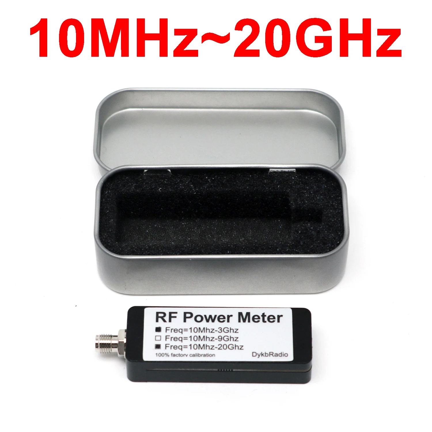 USB-измеритель мощности, 10-20 ГГц 10Mhz-20GHz USB RF power meter PC Software control UAV drone image data transmission Measure power signal Detection calibration
USB-измеритель мощности, 10-20 ГГц 10Mhz-20GHz USB RF power meter PC Software control UAV drone image data transmission Measure power signal Detection calibration