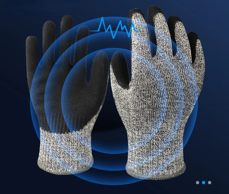 Anti Cut Gloves Hot Selling Gray Black HPPE En388 ANSI Anti Cut Level 5 Safety Work Gloves Anti Cut Gloves Clothing Gloves
Anti Cut Gloves Hot Selling Gray Black HPPE En388 ANSI Anti Cut Level 5 Safety Work Gloves Anti Cut Gloves Clothing Gloves