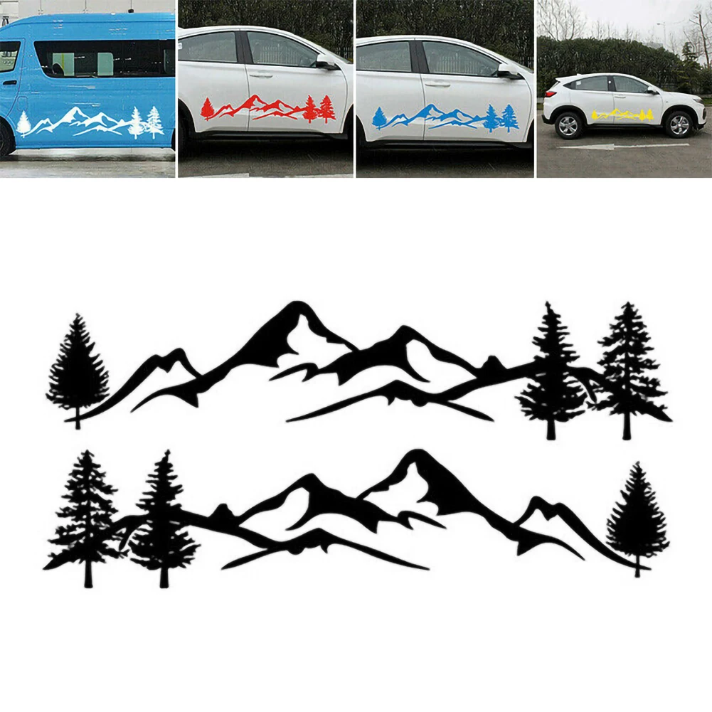 2Pcs Car Sticker Mountain Decal Tree Forest Sticker Vinyl Graphic Kit For Camper RV Trailer Car Styling Decor Accessories
2Pcs Car Sticker Mountain Decal Tree Forest Sticker Vinyl Graphic Kit For Camper RV Trailer Car Styling Decor Accessories