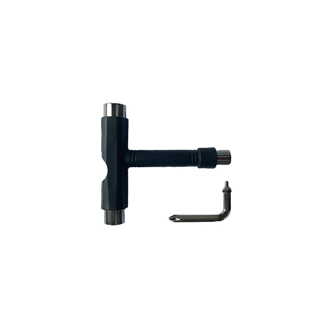 Металлический ручной гаечный ключ T-образной формы для скейтборда
Металлический ручной гаечный ключ T-образной формы для скейтборда