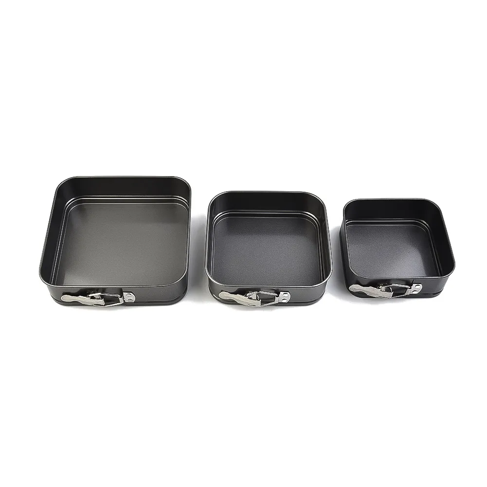 3pcs Square Shape Cake Tins Mold Non Stick Baking Bake Trays Carbon Steel Bread Pans Kitchen Backware Tool Accessories
3pcs Square Shape Cake Tins Mold Non Stick Baking Bake Trays Carbon Steel Bread Pans Kitchen Backware Tool Accessories