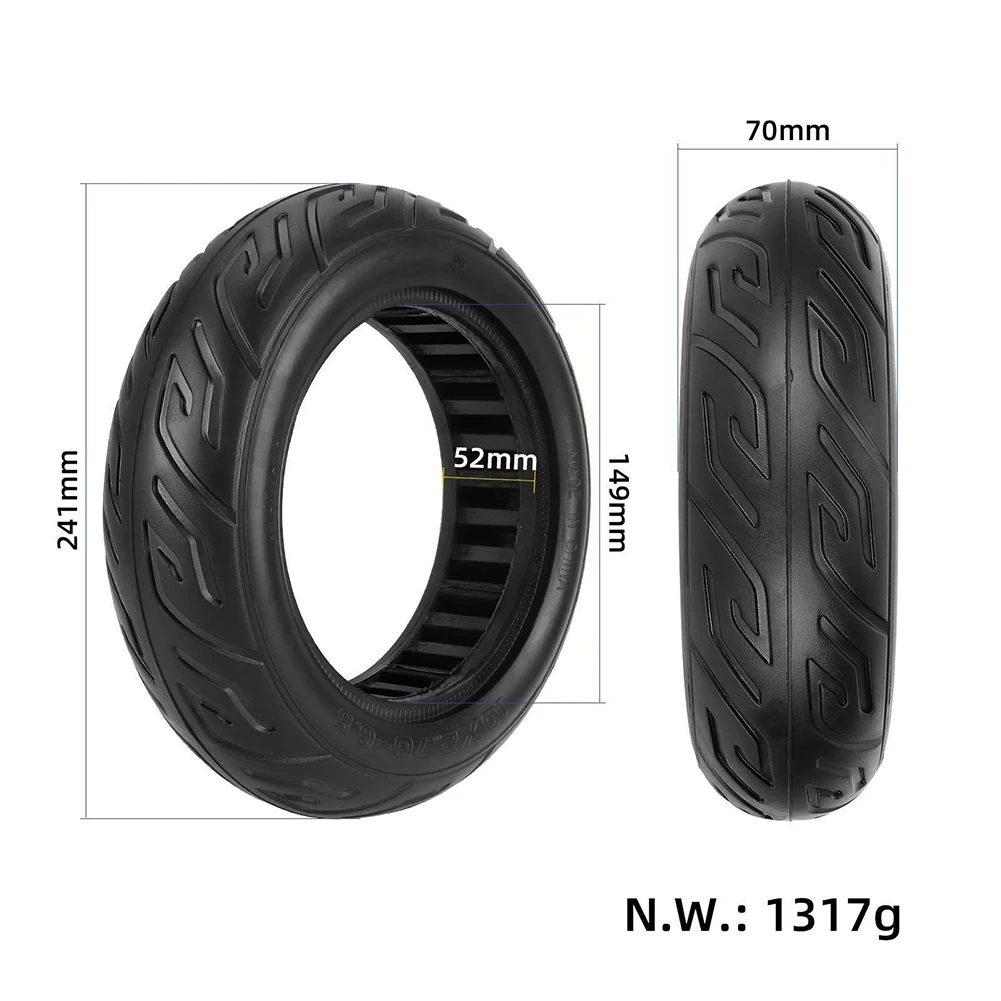 Durable 1 Pcs Solid Tire Scooters Parts 10x2.70-6.5 241x70mm Accessories Black Excellent Replacement Outdoor Sports
Durable 1 Pcs Solid Tire Scooters Parts 10x2.70-6.5 241x70mm Accessories Black Excellent Replacement Outdoor Sports