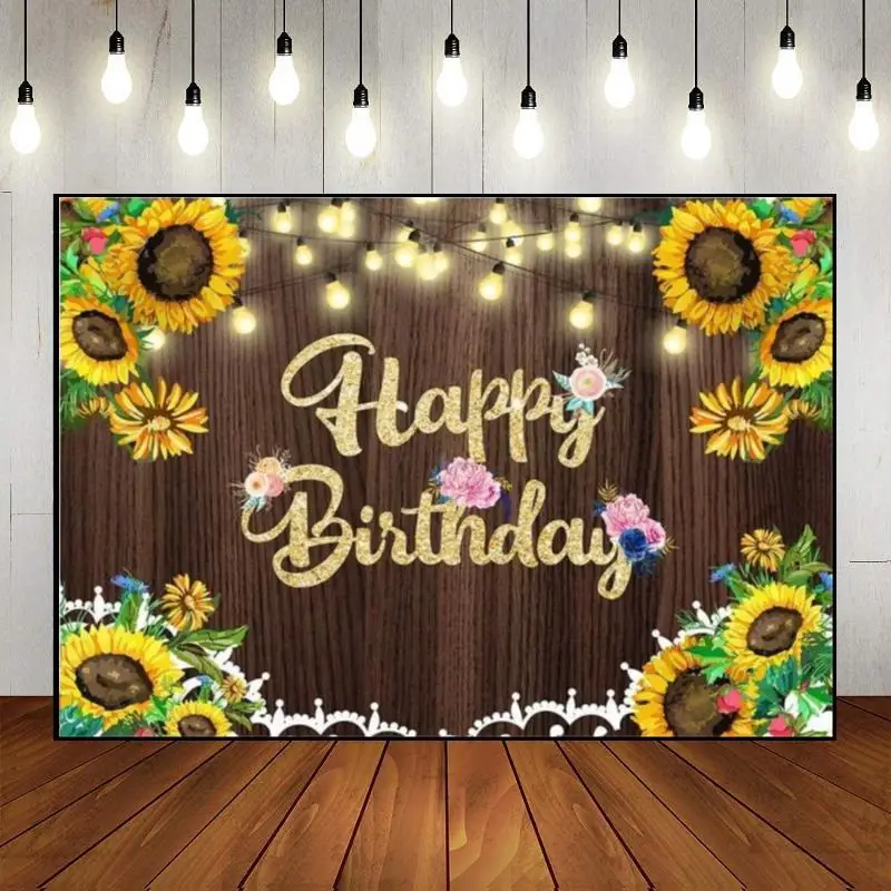 Sunflowers Party Photography Backdrops Background Decoration Custom Birthday Backdrop Baby Shower Photo Studio Camera Consumer
Sunflowers Party Photography Backdrops Background Decoration Custom Birthday Backdrop Baby Shower Photo Studio Camera Consumer