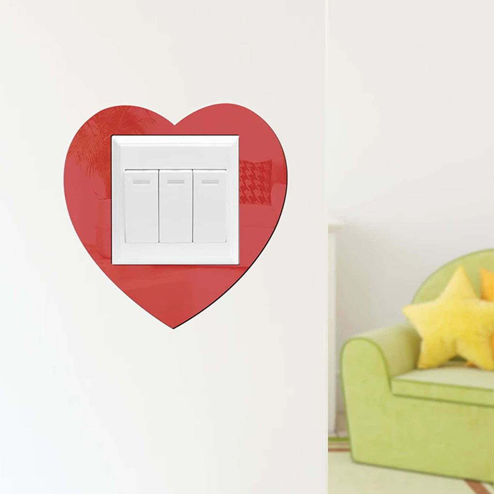 5 Pcs Switch Mirror Wall Sticker Switch Skin Ornament Self-adhesive High Viscosity Walls Decal for Dorm Bathroom
5 Pcs Switch Mirror Wall Sticker Switch Skin Ornament Self-adhesive High Viscosity Walls Decal for Dorm Bathroom