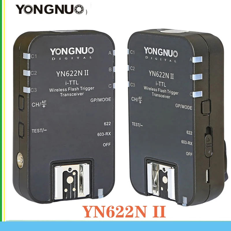 Беспроводной триггер для вспышки YONGNUO YN622N II YN622 II i-TTL трансивер для Nikon D800 D7000 D610 D300 для Canon EOS 5D 10D 20D 30D
Беспроводной триггер для вспышки YONGNUO YN622N II YN622 II i-TTL трансивер для Nikon D800 D7000 D610 D300 для Canon EOS 5D 10D 20D 30D
