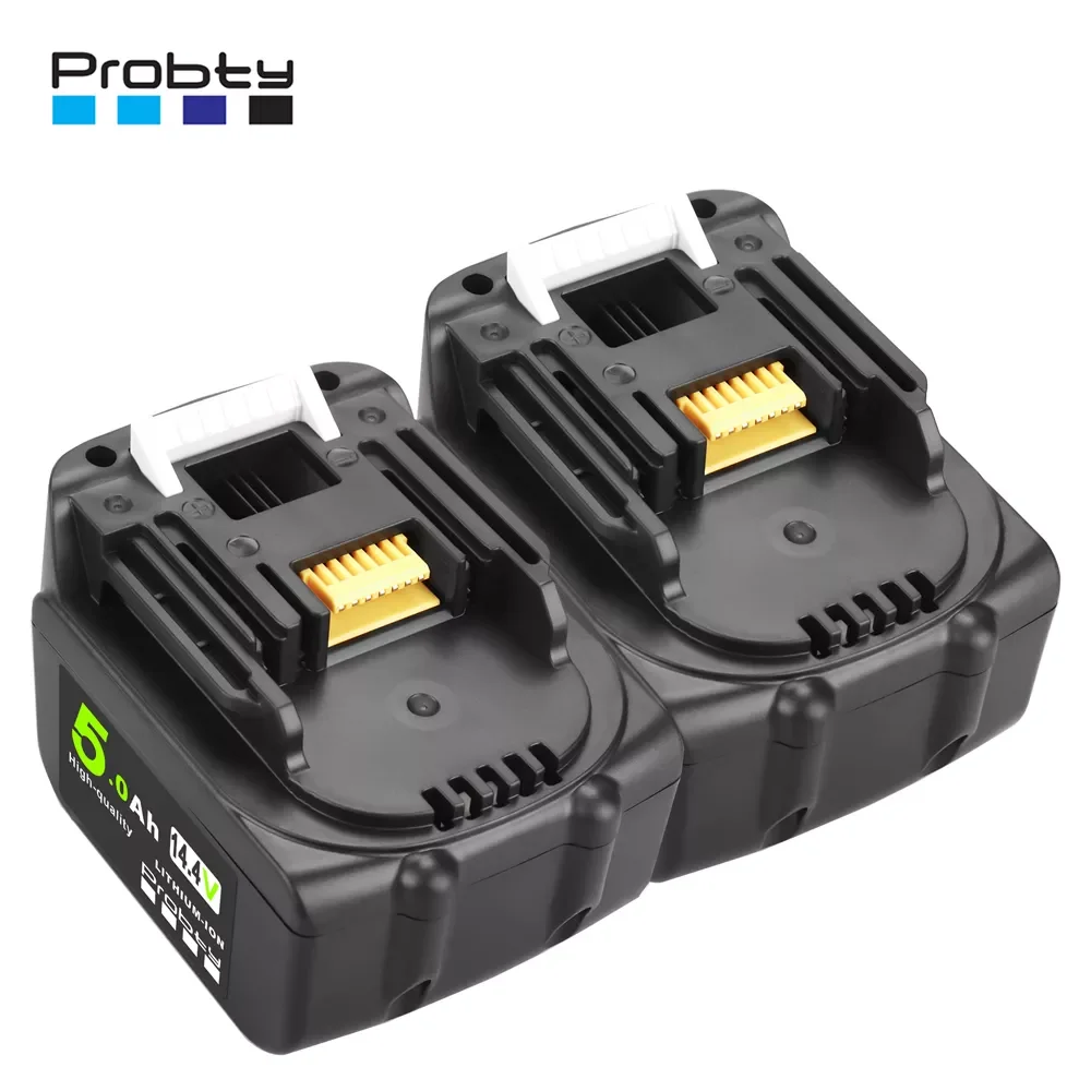NEW2023 14.4V 5.0Ah Rechargeable Li-Ion Battery For Makita 14V Power Tools 5000mAh BL1460 BL1430 1415 194066-1
NEW2023 14.4V 5.0Ah Rechargeable Li-Ion Battery For Makita 14V Power Tools 5000mAh BL1460 BL1430 1415 194066-1