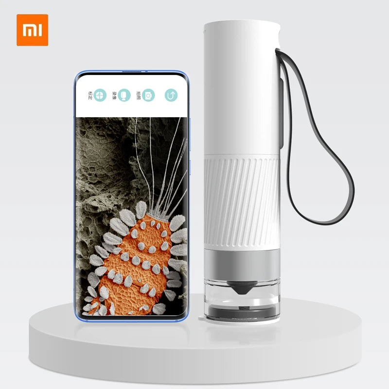 

Xiaomi Mi Microscope Portable Handheld Mijia Electron Microscopes Science Physics Biology Pictures HD Intelligence Students
