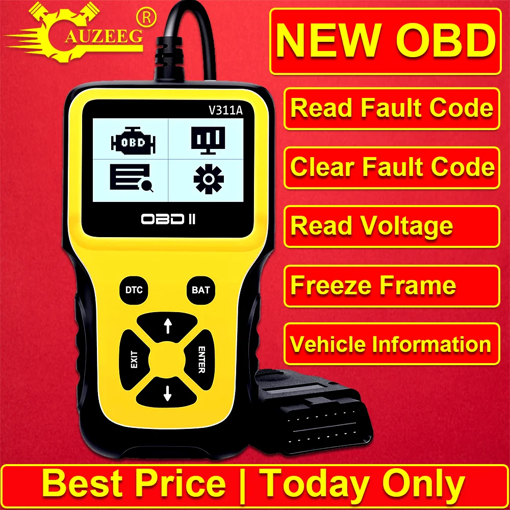 Сканер OBD2 для автомобиля, считыватель кодов автомобиля OBD II, инструмент для диагностики освещения двигателя автомобиля, диагностический ин...
Сканер OBD2 для автомобиля, считыватель кодов автомобиля OBD II, инструмент для диагностики освещения двигателя автомобиля, диагностический ин...