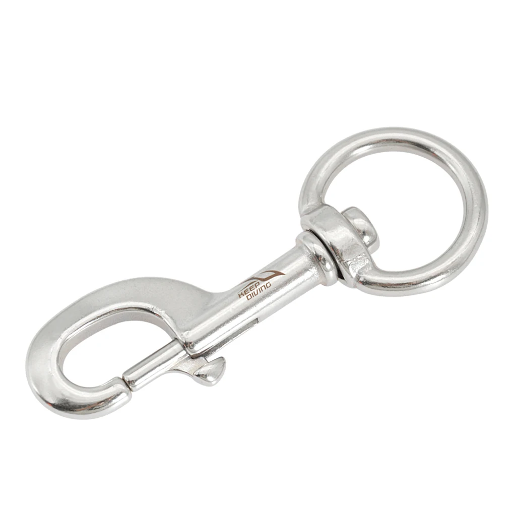

Mini Diving Snap Hook Single Ended Retractable Clip Rope Binding Trigger Clasp Hiking Safety Carabiner Bolt Accessories