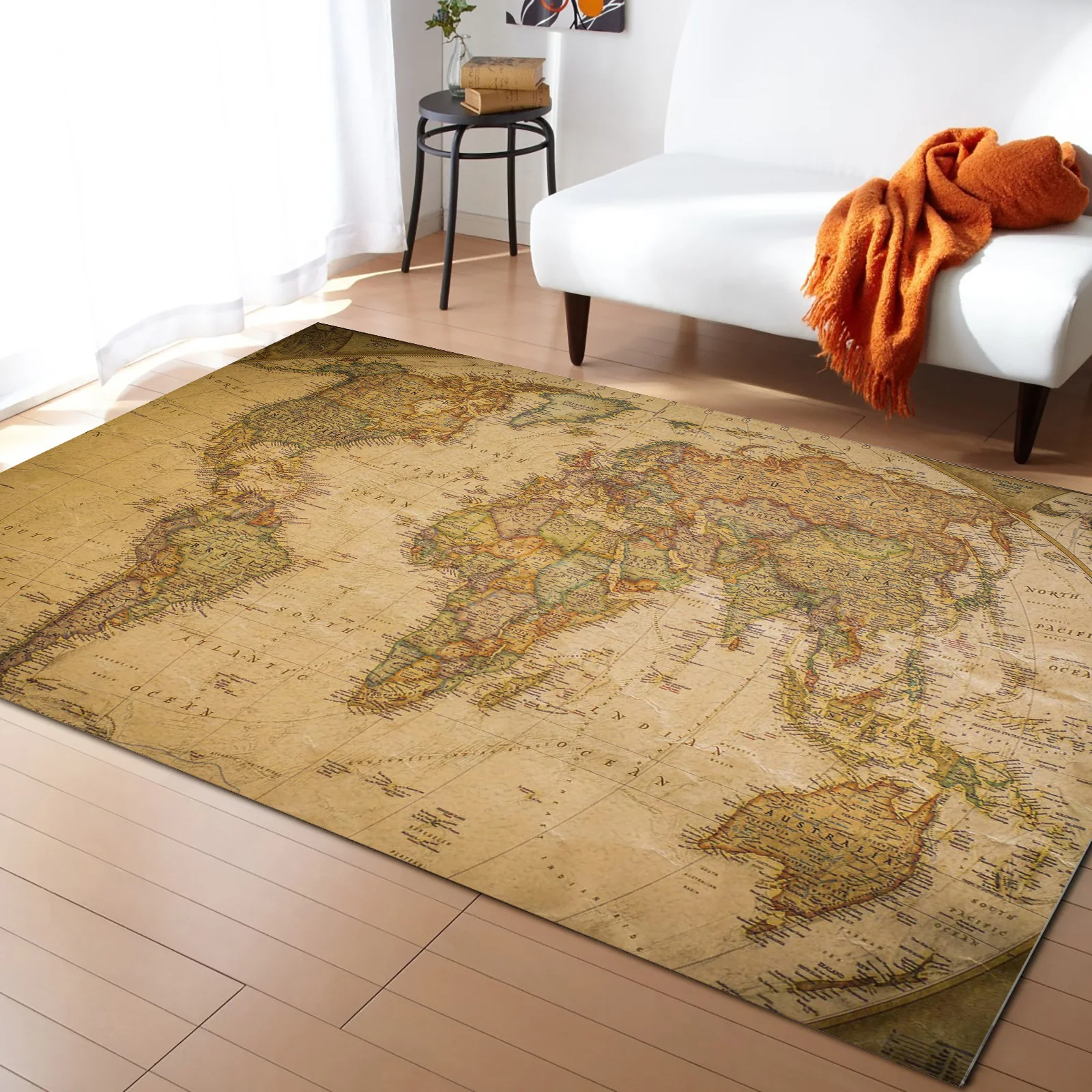 World Map Retro Carpets for Living Room Decor Large Area Rugs Bedroom Carpet Home Living Room Decor Mat
World Map Retro Carpets for Living Room Decor Large Area Rugs Bedroom Carpet Home Living Room Decor Mat