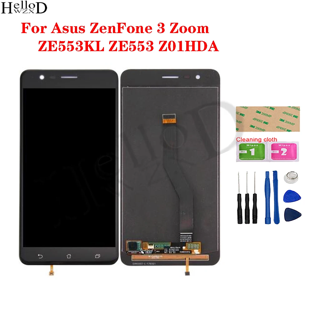 LCD Screen For Asus ZenFone 3 Zoom ZE553KL ZE553 Z01HDA LCD Display Touch Screen Digitizer Assembly Replacement Parts
LCD Screen For Asus ZenFone 3 Zoom ZE553KL ZE553 Z01HDA LCD Display Touch Screen Digitizer Assembly Replacement Parts