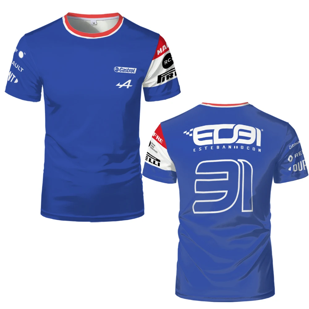 F1T Shirt Formula One men's and women's fashion O-neck T-shirt Children's T-shirt top jersey Alonso Team Racing 3D printed stree
F1T Shirt Formula One men's and women's fashion O-neck T-shirt Children's T-shirt top jersey Alonso Team Racing 3D printed stree