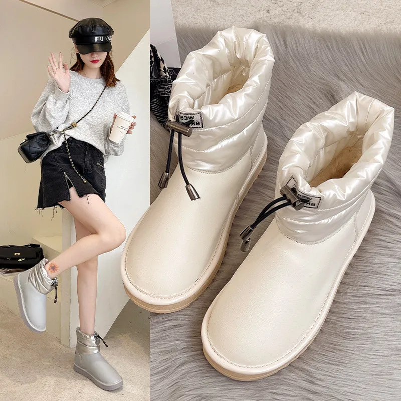 Woman Warm Snow Boots Ladies Flat Heel Cotton Boots Female Round Head Short Boots Fashion Winter 2022 New
Woman Warm Snow Boots Ladies Flat Heel Cotton Boots Female Round Head Short Boots Fashion Winter 2022 New