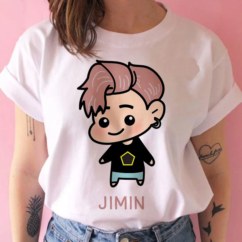 JIN SUGA J HOPE JIMIN V JUNGKOOK T-shirt Bangtan boy women T Shirt casual Harajuku graphic ladies T-shirt short sleeve shirt
JIN SUGA J HOPE JIMIN V JUNGKOOK T-shirt Bangtan boy women T Shirt casual Harajuku graphic ladies T-shirt short sleeve shirt