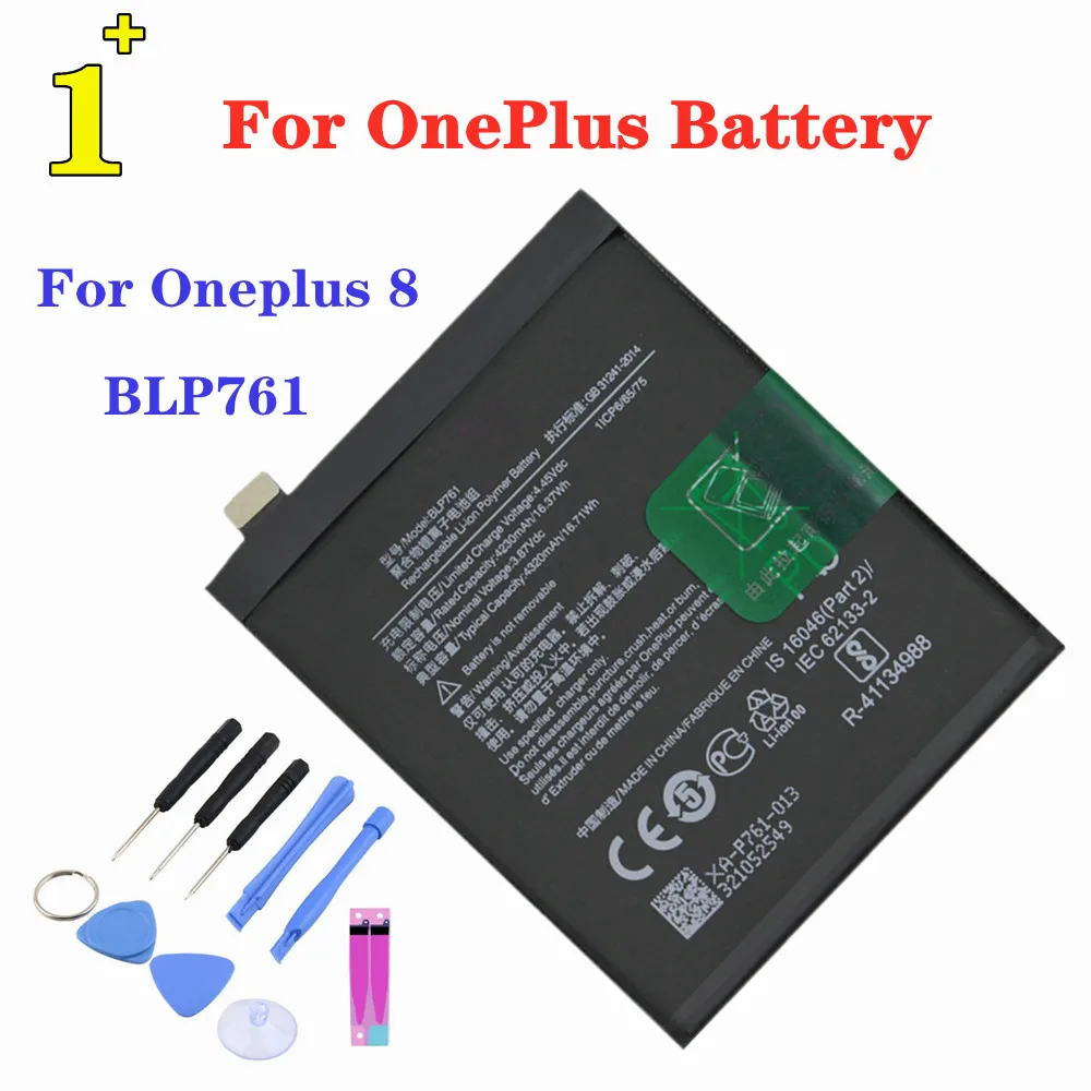 Оригинальный сменный аккумулятор BLP761 BLP759 для Oneplus 8 / 8 Pro One Plus 8 8pro подлинные батареи для телефона + Инструменты
Оригинальный сменный аккумулятор BLP761 BLP759 для Oneplus 8 / 8 Pro One Plus 8 8pro подлинные батареи для телефона + Инструменты