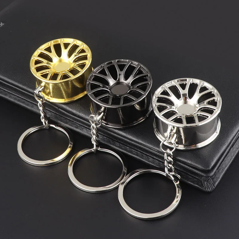 New Alloy Mini Car Hub Keychain Tire Styling Creative Key Ring Car Refitting Metal Pendant Car accessories Gift
New Alloy Mini Car Hub Keychain Tire Styling Creative Key Ring Car Refitting Metal Pendant Car accessories Gift