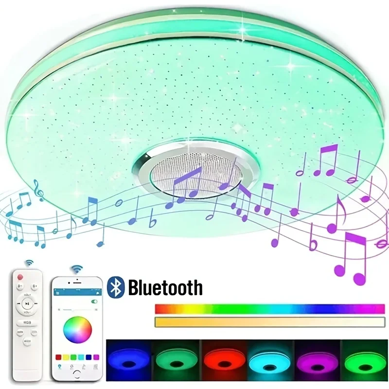 Умный потолочный светильник RGB, 1 шт., 36 Вт, 12 дюймов, встроенный потолок, 2700K-6500K, работа с Alexa/Google Assistant/управлением через приложение,
Умный потолочный светильник RGB, 1 шт., 36 Вт, 12 дюймов, встроенный потолок, 2700K-6500K, работа с Alexa/Google Assistant/управлением через приложение,