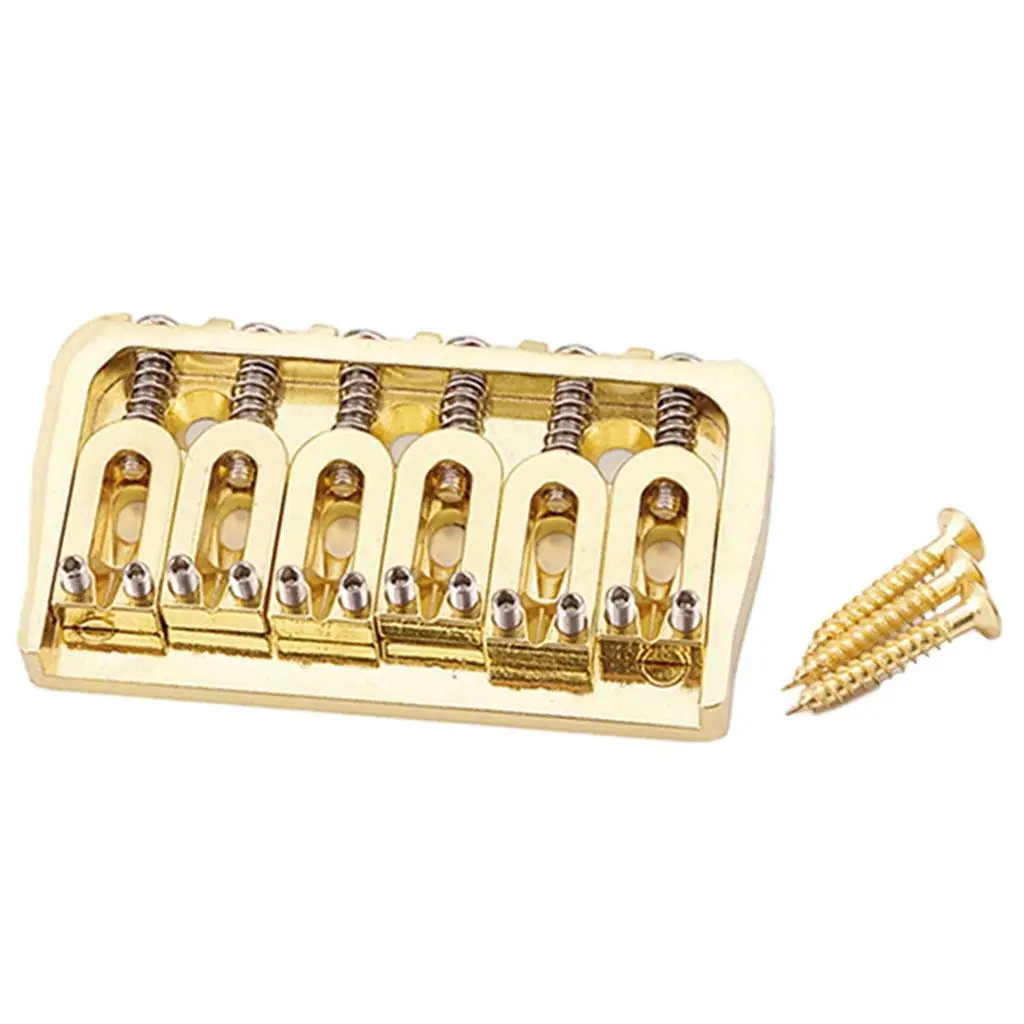 Electric Guitar 6 String Saddle Bridge Guitar Parts for Accessories Replace Parts
Electric Guitar 6 String Saddle Bridge Guitar Parts for Accessories Replace Parts