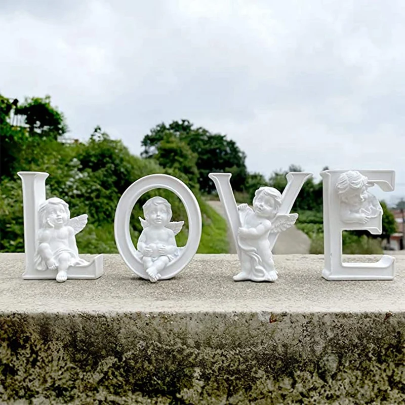 4Pcs LOVE Love Angel Decoration Valentine's Day Gift Couple Gift Wedding Decoration
4Pcs LOVE Love Angel Decoration Valentine's Day Gift Couple Gift Wedding Decoration